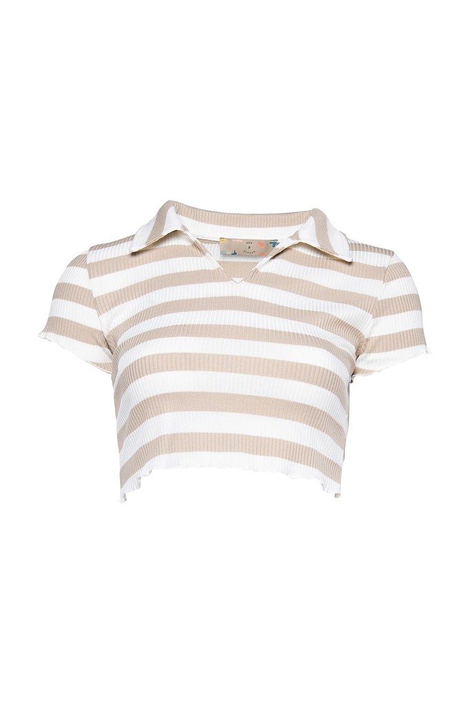 Crop Polo Tee from Bee & Alpaca