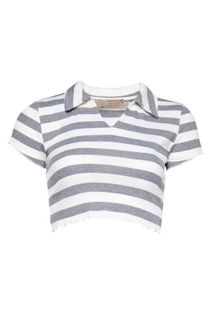 Crop Polo Tee from Bee & Alpaca