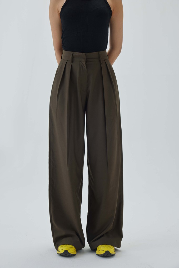 Elio Pants Olive from Bhoomi