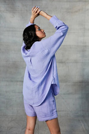 Lavender Oversized Shirt from Bhoomi