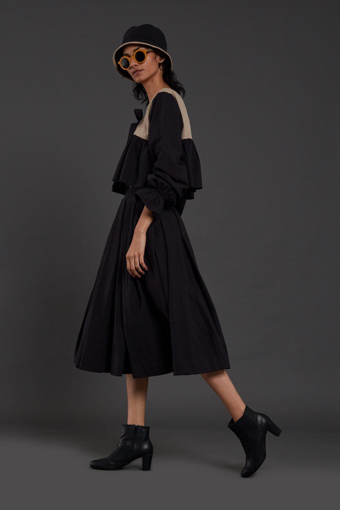 Brigitte Skirt Set Black from Bhoomi