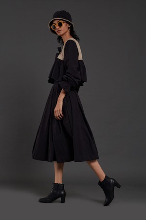 Brigitte Skirt Set Black from Bhoomi