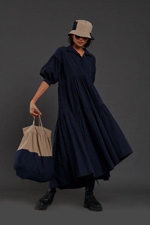 Matera Dress Blue from Bhoomi