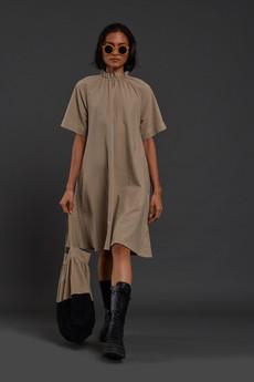 Sutton Dress Beige via Bhoomi