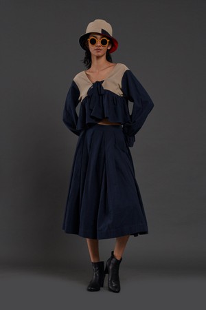 Brigitte Skirt Set Blue from Bhoomi