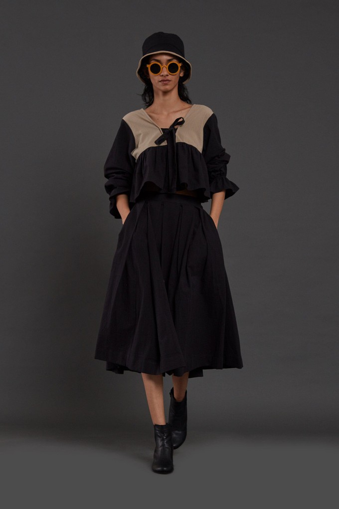Brigitte Skirt Set Black from Bhoomi