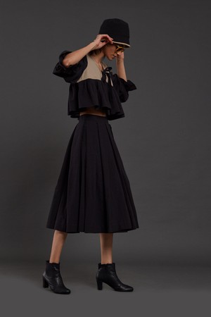 Brigitte Skirt Set Black from Bhoomi