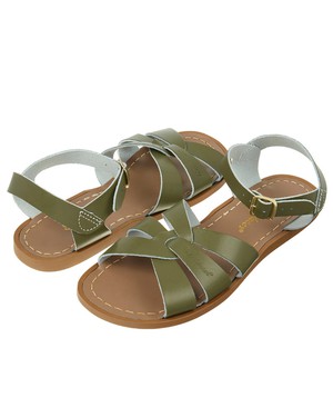 Olive Leather Sandals from BIBICO