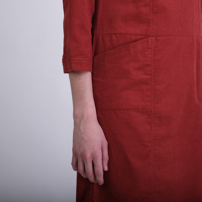 Thea Red Cord Shift Dress from BIBICO