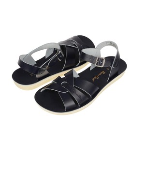 Navy Leather Sandals from BIBICO