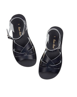 Navy Leather Sandals from BIBICO