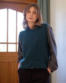 Heather Knitted Vest via BIBICO