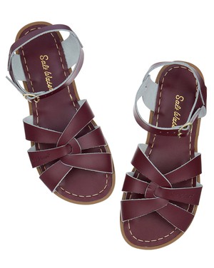 Claret Leather Sandals from BIBICO