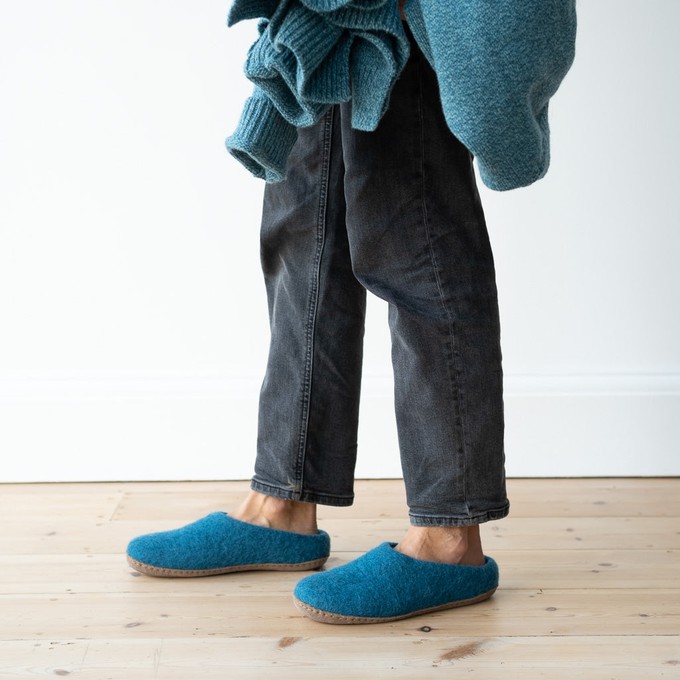 Greta Felted Wool Slippers from BIBICO