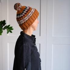 Astrid Fair Isle Wool Bobble Hat via BIBICO