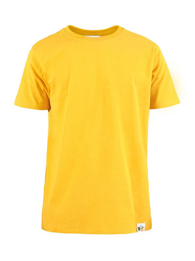 Heavy Cotton Mens Tee, Organic Cotton, in Yellow from blondegonerogue