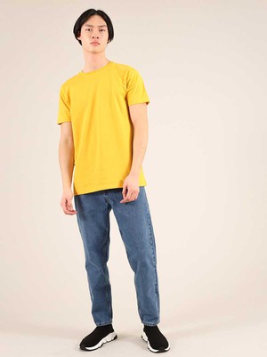 Heavy Cotton Mens Tee, Organic Cotton, in Yellow from blondegonerogue