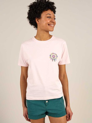 Ferris Wheel Tee, Organic Cotton, in Pink from blondegonerogue