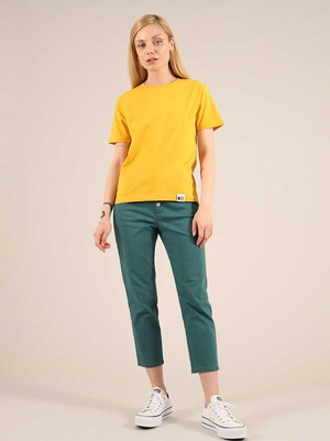 Heavy Cotton Tee, Organic Cotton, in Yellow from blondegonerogue