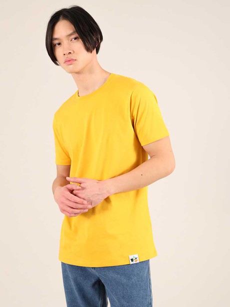 Heavy Cotton Mens Tee, Organic Cotton, in Yellow from blondegonerogue