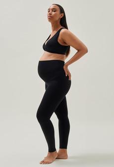 Umstandsleggings Essential - Schwarz via Boob Design