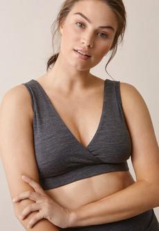 Still-BH Merinowolle - Dark Grey Melange via Boob Design