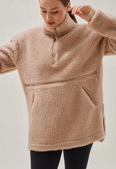 Pile Fleecepullover - Beige via Boob Design