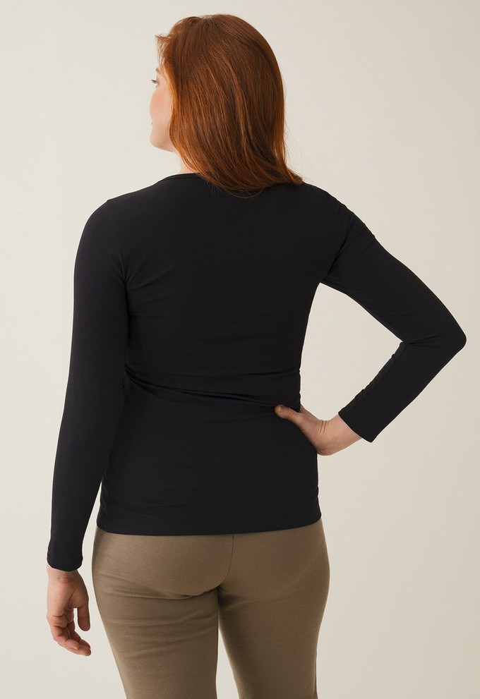 Langarm-Stillshirt - Schwarz from Boob Design