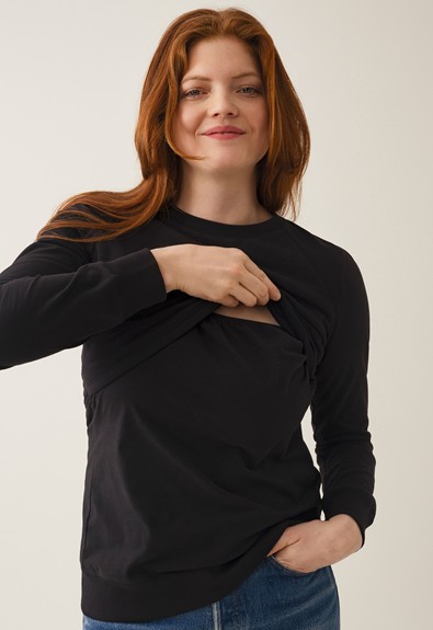 Stillsweatshirt mit Fleece from Boob Design
