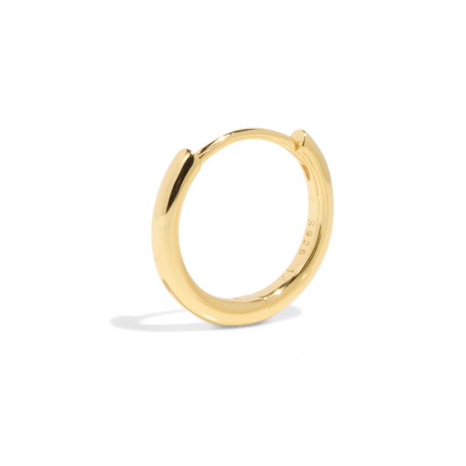 THE BASE HOOP LARGE - 18k gold vermeil from Bound Studios