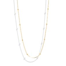 THE CAMI NECKLACE - Solid 14k yellow gold via Bound Studios