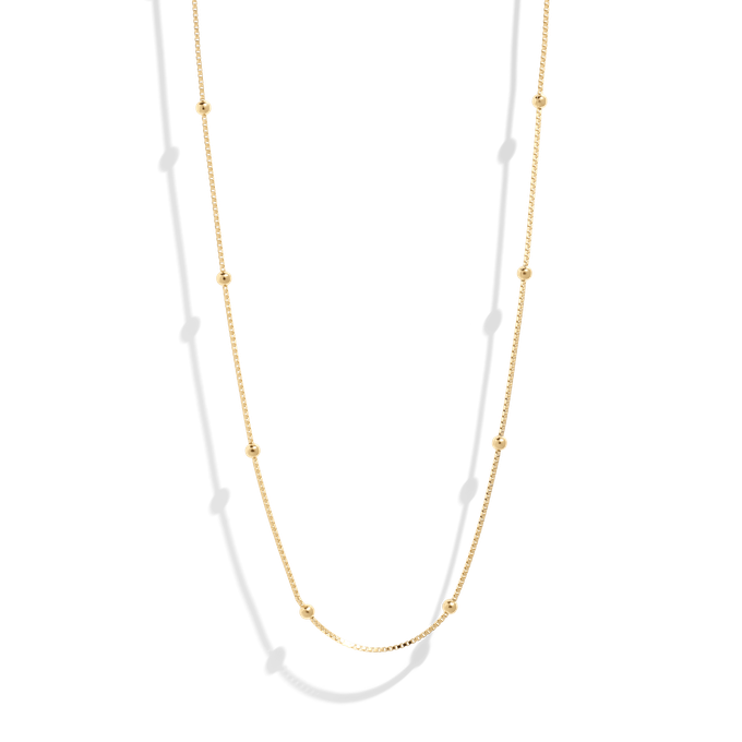 THE CAMI NECKLACE - Solid 14k yellow gold from Bound Studios