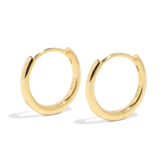 THE BASE HOOP LARGE - 18k gold vermeil from Bound Studios