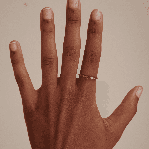 THE EMMA RING GREEN - solid gold from Bound Studios
