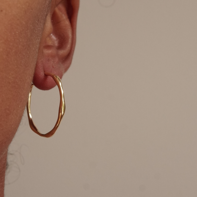 THE COCO HOOP - 18k gold vermeil from Bound Studios