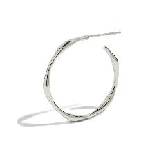 THE COCO HOOP - sterling silver via Bound Studios