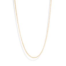 THE RILEY ROLO NECKLACE L - 18k gold vermeil via Bound Studios