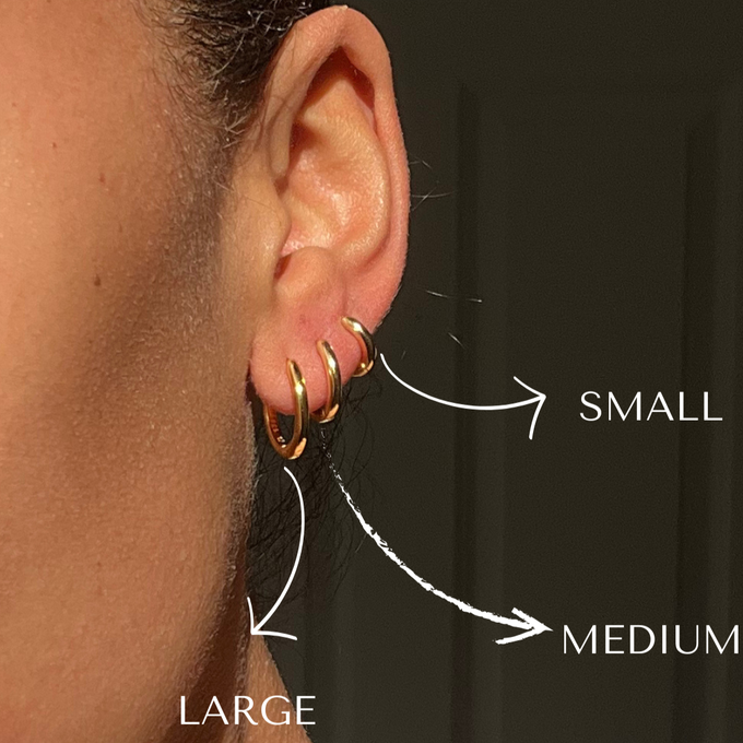 THE ESSENTIAL HOOP SET - 18k gold vermeil from Bound Studios