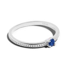THE EMMA BLUE RING - sterling silver via Bound Studios