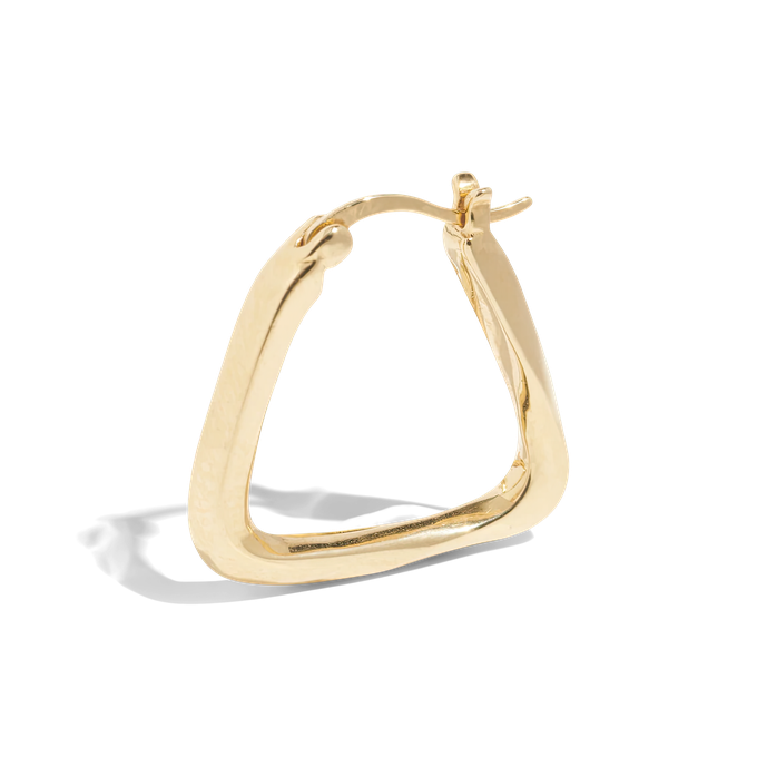 THE BAILEY HOOP  - Solid 14k yellow gold from Bound Studios