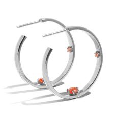 THE SUNNY HOOPS - sterling silver via Bound Studios