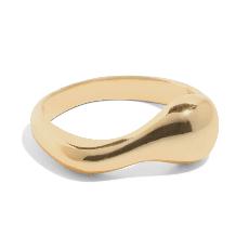 THE JUNE RING - solid gold via Bound Studios