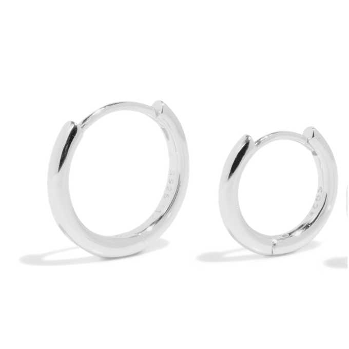 THE ESSENTIAL HOOP SET - sterling silver from Bound Studios