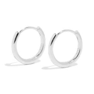 THE BASE HOOP LARGE - sterling silver from Bound Studios
