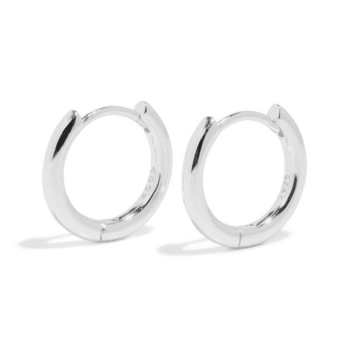 THE BASE HOOP MEDIUM - sterling silver from Bound Studios