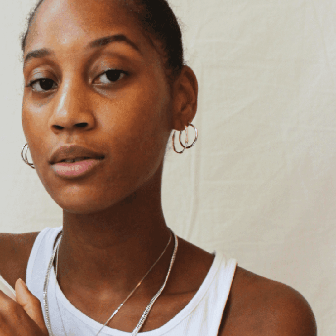 THE COCO HOOP - sterling silver from Bound Studios