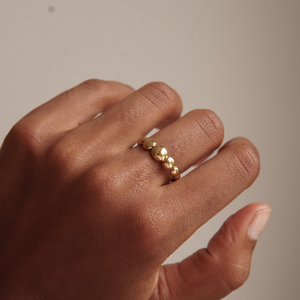 THE MILA RING - 18k gold plated from Bound Studios