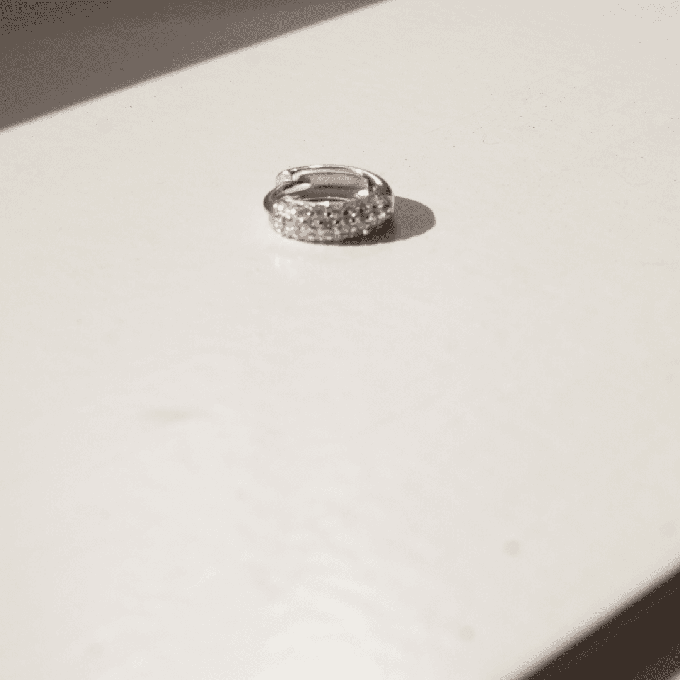 THE AURORA HOOP S - sterling silver from Bound Studios
