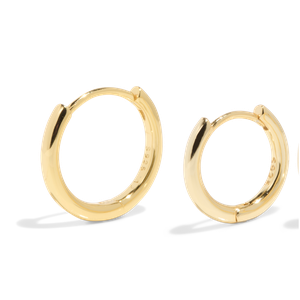 THE ESSENTIAL HOOP SET - 18k gold vermeil from Bound Studios