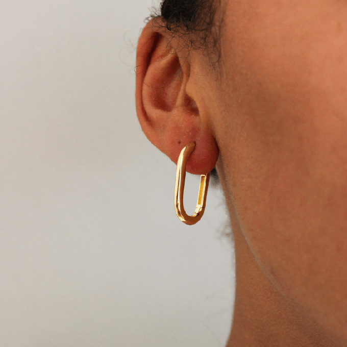THE HARLEY HOOP - 18k gold plated from Bound Studios